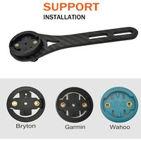 Ultralight Carbon Fiber Bike Computer Mount for Garmin Wahoo Bryton Road Bike Handlebar Cycling Accessory