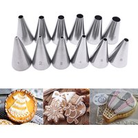 Small Round Tips Cream Cupcake Pastry Nozzles Fondant Cake Decorating Icing Piping Tips Baking Tools