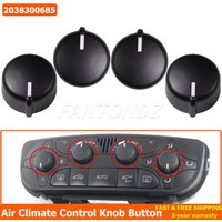 4X Climate Air Conditioner Control Button Knob For Mercedes C-Class W203 C320 C240 C230 2038300685 A2038300685