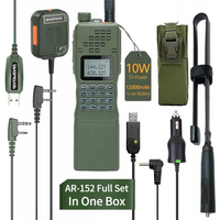 Baofeng AR-152 15W Walkie Talkie Powerful CB Two way Radio 12000mAh Battery Tactial Long Range AN PRC-152 Dual Band Transceiver