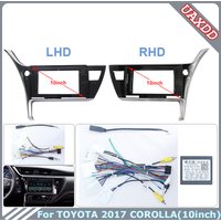 For TOYOTA 201 COROLLA Left RIGHT TWN/ASAN 10.1INCH Car Radio Android DVD Screen Video CD Player MP5 Cables Harness Plastic Fram