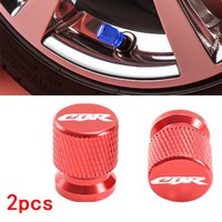 CBR Motorcycle Tire Valve Air Port Stem Cover Cap Plug CNC Aluminum Accessories For Honda CBR125 250 250R CBR600 F2 F3 F4 F4i