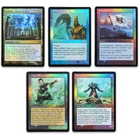 Nykthos, Shrine to Nyx/Gilded Drake/Vanquisher's Banner/Nissa, Resurgent Animist/Karn,Legacy Reforged-TCG Foil Game Cards Gather