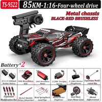 1:14 Ratio 80 Kilometers Per Hour or 50 Kilometers Per Hour 4WD LED Lights High-speed Car 4x4 Truck Comparison Wltoys 144010 Toy