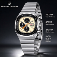Montre à quartz pour homme PAGANI DESIGN, modèle tendance Miyota OS00, chronographe étanche avec saphir, testeur de vitesse, montre-bracelet, Reloj Hombre PD1819