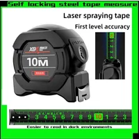 New Self-locking High-precision Steel Tape Measure Thickened Wear-resistant Drop-proof Tape Measure 10M Metric Measuring Tools