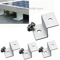 Solar Panel Z Brackets Mount Mounting Kits with Nuts and Bolts for RV, Trailers, Boats, Yachts, Wall, Off Gird Roof Installation