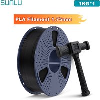 SUNLU 1KG PLA /Clear 3D Printer Filament 1.75mm 1000g Spool (2.2lbs) Neatly Arranged No Knot Filament Fit Most FDM Printer