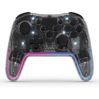 GAMINJA RGB Light Wireless Gamepad Bluetooth Game Controller For Switch/PC PS3 Dual Joysticks 6-axis Gyroscope Dual Vibration