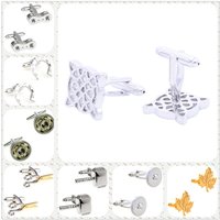 28 Designs Stainless Steel Cufflinks Mens Fashion Cuff Links