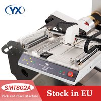Fully Automatic Mini SMD SMT Chip Mounter PCB Board Assembly Line Desktop Pick and Place Machine SMT802A Equipment