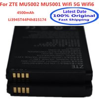 New Original Battery Li3945T44P4h815174 For ZTE MU5002 MU5001 WiFi6 5G Wifi Router Batteries Bateria Fast Deliver