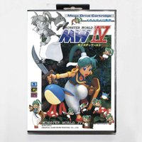 Hot Sale Monster WorldIV Game Card With JP Box 16bit MD Cart For Sega Mega Drive/Genesis System