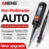 Non-Contact Voltage Tester Pen ANENG A3010 Pen Type Multimeter 4000 Count Smart Dual Use NCV Meter Home Car Repair Electric Tool