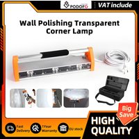 Podofo 155-stopniowy ultra szerokokątny reflektor LED do szlifowania, 2600-2200 lumenów, podwójne lub potrójne diody LED, lampa robocza do polerowania ścian, do renowacji, malowania, kontroli jakości