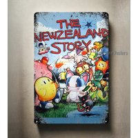 the newzealand story Video Game Metal Poster -Collectable Tin Sign (8x12in) good sign