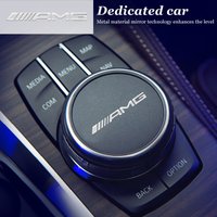 Metal Sticker Aluminum Badge Emblem Sticker Car Accessories For Mercedes Benz AMG W204 W205 W203 W211 W201 W210 W108 W124 W126