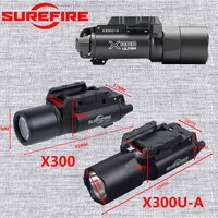 AliExpress LAMBUL SureFire X300 Ultra X300U-A X300V XH35 Metal Tactical Pistol Gun LED Light Fit 20mm Rail Airsoft Weapons Hunting Flashlight