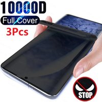3PCS Privacy Hydrogel Film For Motorola Edge 50 40 30 Pro Ultra Neo G85 G84 G75 G55 G54 G45 G35 Without Fingerprint Unlocking