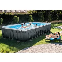26364 7.32m x 3.66m x 1.32m Adult Hot Sale Outdoor Ground Frame Pool Accessories