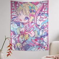 Needy Girl Overdose Game Hippie Wall Hanging Tapestries for Living Room Home Dorm Decor Kawaii Room Wall Art Design