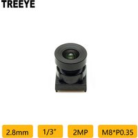 HD 2.0Megapixel 2.8mm 1/3" M8 Lens with 650nm IR Filter Face Scanning Lens QR Scanner Lens