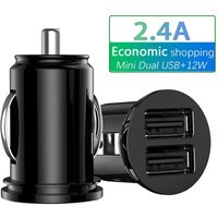 USB Dual Car Charger Socket 12V Power Adapter For Cigarette Lighter 12 Volt Socket Truck Accessories Dual Usb Charger For Car