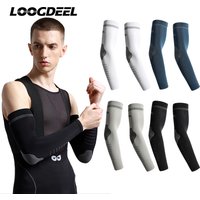 AliExpress 1Pair UPF50+ Arm Sleeves Women Summer Cool Feeling Breathable Ice Silk Cycling Oversleeve Running Fishing Sunscreen Arm Support