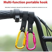 Motorcycle Hanging Hook With Lock Hooks for Autocycles Bike Electric Vehicle Storage Helmet Hanging Hook Motorcycle Accessories
