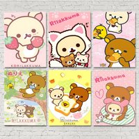 Cartoon Anime R-RilakkumaS Posters HD Print Vintage Wall Art Decor for Home Study Room