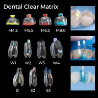 10Pcs Clear Matrix Dental Anterior Posterior Transparent Restoration BT Bow Matrices Fit BioClear