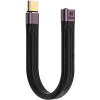 Extension Cable 40Gbps Extend Cable USB C Female to Male 100W Extender Wire Type C Sync Data Cord for Mobile Power DropShipping