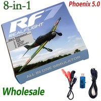 RC Flight Simulator 8in1 USB Simulation for Realflight Support G7.5 G7 G6.5 G5 Flysky FS-I6 TH9X Phoenix5