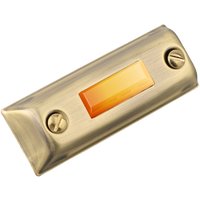 Button Doorbell Button Doorbell Push Button Lighted Metal Door Bell Replacement Parts Retro Sturdy Switch Versatile