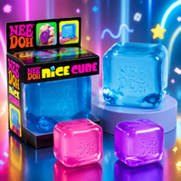 2026 Trending NeeDoh Nice Cube Ice Shape Squishy Toy Soft TPR Material Fidget Toy for Focus & Relaxation Kids & Adults
