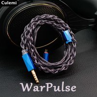 Culemi-08 4 Core Headphone Upgrade Cable with 2.5/3.5/4.4 Balanced MMCX/2PIN IE900 IEM Replacement Upgrade Cable