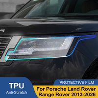 For Land Rover Range Rover L460 L405 2013-2026 Smoke Black Pre-Cut Headlight Protection Film TPU PPF Kit Anti-Scratch Vinyl Wrap