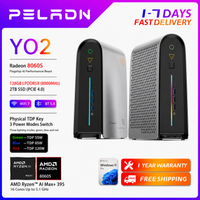 Peladn YO2 AI Mini PC AMD Ryzen™ AI Max+ 395 (16 Cores UP TO 5.1GHz)Radeon 8060s Graphics 128GB DDR5 2TB SSD PCIE 4.0 Physical TDP Key 3 Power Modes Switch Fingerprint Lock AMD Ryzen™ AI NPU (up to