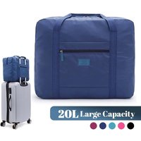Lightweight Foldable Travel Duffel Bag Unisex Tote Carry-On Luggage for Weekenders Overnight Stays Trips Suitcase Organiser Bags