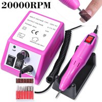 Electric Nail Drill Machine Set Professional Manicure Mill Cutter Nail Art Sanding File Gel Cuticle Remover Nail Art Tools