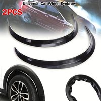 2pcs Universal Black Car Wheel Eyebrow Arches Lips 73cm Auto Side Fender Flares Extension Protection Car Decoration Accessories