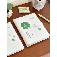 Lucky Clover Photo Card Binder Kpop A5 Cards Collect Book PU Leather Photocard Holder 3inch Idol Photo Album A5 포카 바인더