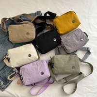 Women's Lightweight Commuter Crossbody Bag Simple Solid Color Sport Waist Bag Casual Chest Bag for Daily Use And Work