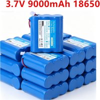 18650 Battery 3.7V 9000MAH Lithium Rechargeable Battery Pack for LED Light Toy Beauty Salon Power Tool XH2.54 Plug