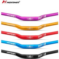 AliExpress NONE HOMHIN Mountain Bike Handlebars Aluminum Swallow Handlebar Faucet Handlebars 720/780mm Bicycle Accessories