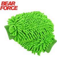Car Washing Premium Chenille Cleaning Glove, Mitt Microfiber Wash Mitt Scratch Free, Ultra Soft Absorbent for Cars Trucks SUVs