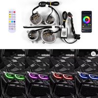 Angel Eyes FOR BMW G20 G21 G28 3 Series 2019-2022 Laser DRL RGB Multicolor LED Board CSL Style Daytime Running Lights