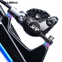 2pcs RISK Mountain BMX Bike Bicycle Titanium M6 Concave and Convex Washer Spacer For Disc Brake Caliper Group