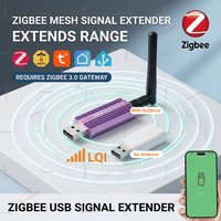 Zigbee 3.0 USB Signal Repeater Range Extender Amplifier For Home Assistant Zigbee2MQTT Tuya Smart Life Devices Automation Module
