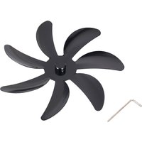 7-blade fireplace-specific fan blade aluminum alloy replacement parts silent efficient Conventional fireplace fan accessories
